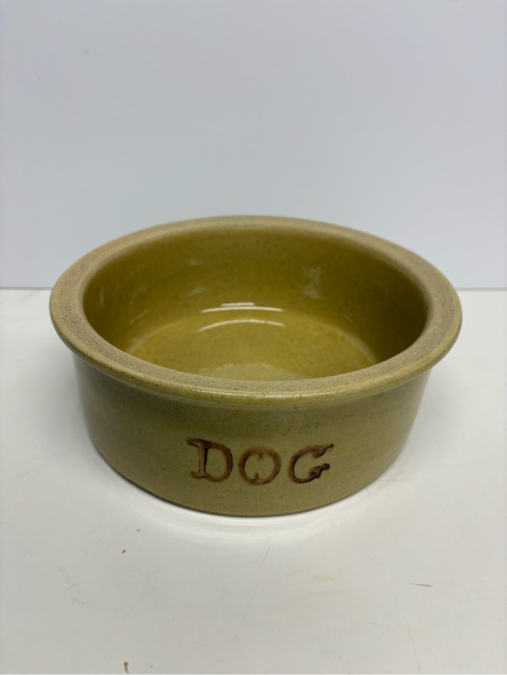 Vintage RRP Co. Roseville Dog Bowl Stoneware Crock